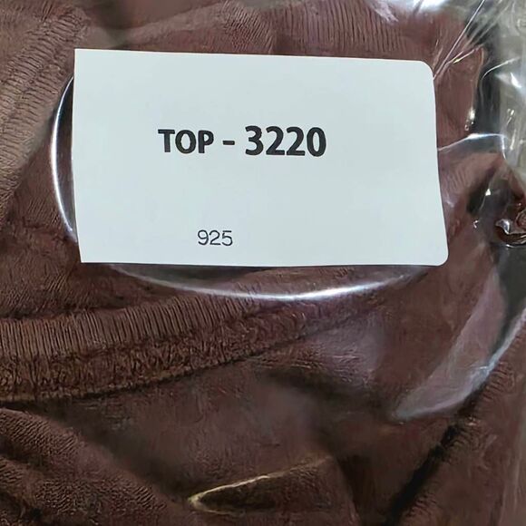 Maurices Sleeveless Scoop Neck Tunic Tank Brown XL - Picture 6 of 6